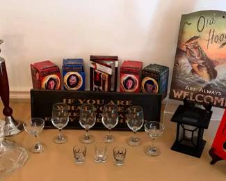 HARRY POTTER GOBLETS BAR DECOR 