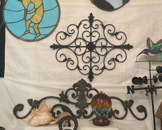 Metal Wood Stained Glass