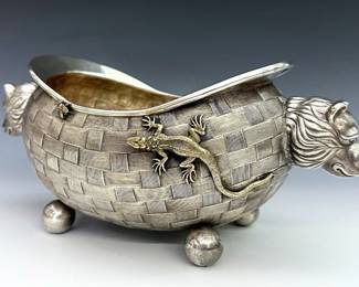 Russian Silver Footed Bowl