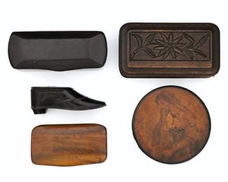 5 Snuff Boxes