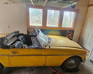 1968 MG Roadster project car. Vehicle is complete with 72,306 miles on the engine! Asking price $2500 open to reasonable offers! This item is available for pre-sale. Please contact Bill at 419-360-2636 to see vehicle.