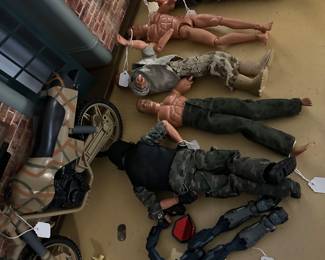 A few original 1980’s GI Joe dolls 