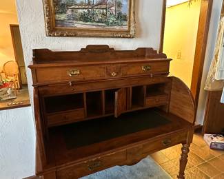Late 1800’s plantation desk
Roll top