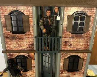 We have found some fantastic GI Joe dolls and doll house also a lot of jeeps and helicopters 