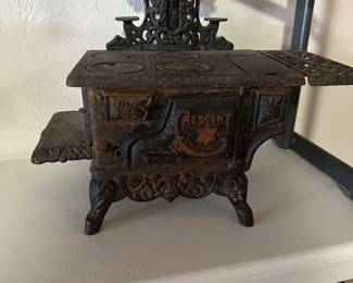 Old cast iron stove plus more 
