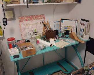 Craft table...supplies