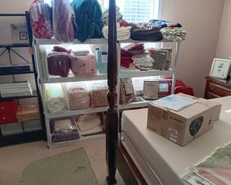 NEVER ORENED BED LINENS, COMFORTER SETS