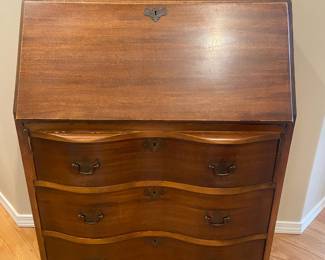 Chippendale Style Drop Front Secretary Desk