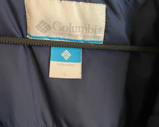 Columbia Navy Blue Coat – Size Large