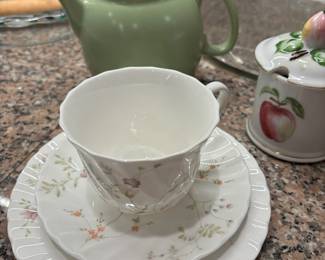Wedgwood "Campion" Teacup, Saucer and Side Plate