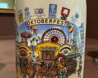 German Oktoberfest Beer Stein