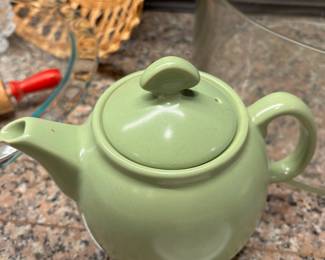 Chantal Green Stoneware Teapot