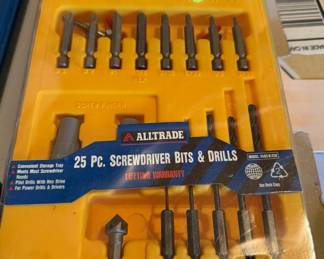 Alltrade 25 Piece Screwdriver Bits & Drills Set