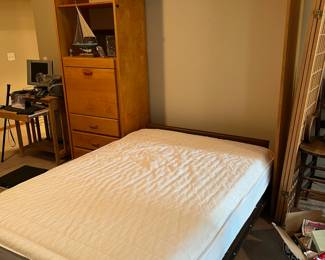 Full Size Murphy Bed with Desk and Storage