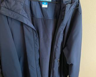 Columbia Navy Blue Coat – Size Large