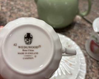 Wedgwood "Campion" Teacup, Saucer and Side Plate