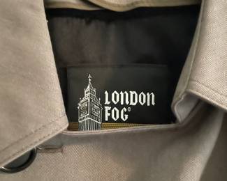 London Fog Men's Taupe Classic Trench Coat