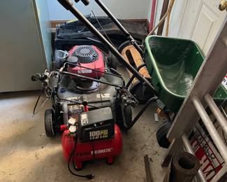 Air Compressor, lawn mower