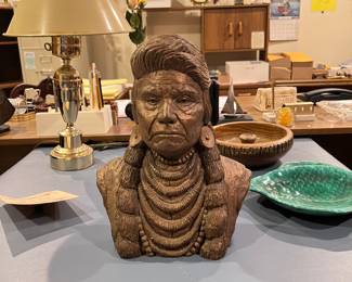 Native American bust