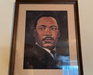 Framed Martin Luther King Jr. print