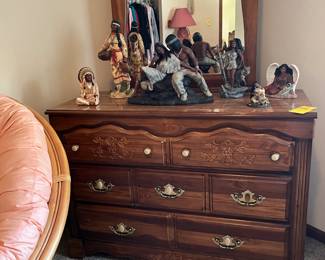 Smaller dresser with mirror