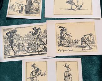 Antique Jacques Callot Post Cards
