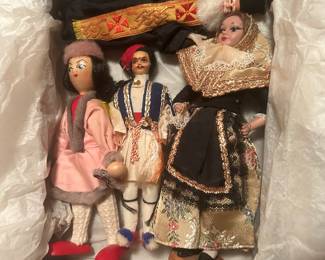 Vintage Handmade Greek Dolls
