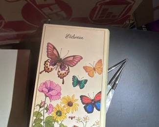 Vintage Music Jewelry Box