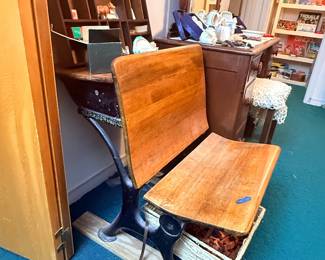 Beautiful Vintage School Desk