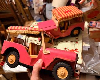 Elvis Pink 1960's Tonka Jeep