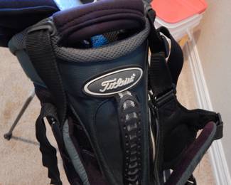 Golf Clubs W/Titleist Bag