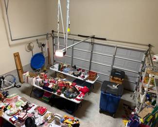 Garage (split level - I am not hanging from the ceiling taking the picture.  It's a short flight of steps down).