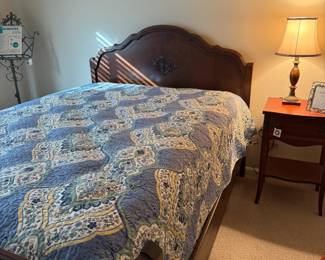 Bedroom No. 2 - Antique Bed, nighstand, music stand