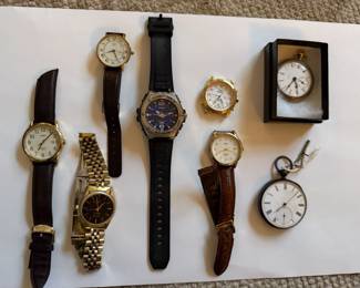 A selection of men's watches