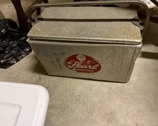 Vintage Pearl Brewing Company Aluminum Cooler