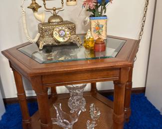 Vintage style ornate French Baroque or Victorian replica rotary phone.