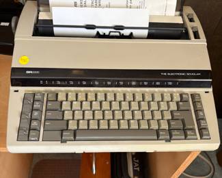 Vintage electric typewriter