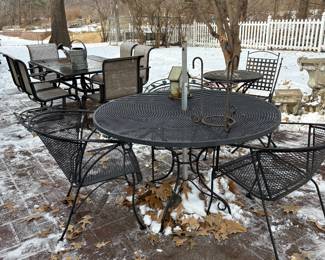 Patio Table and r chairs. Rectangle Table and 6 Chairs, Bistro Set-3 chairs and table