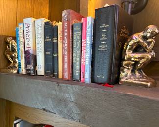 "The Thinker" Bookends