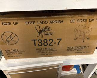 Side table in box