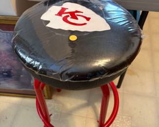 KC Chiefs bar stool