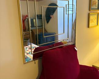 Unique mid century mirror