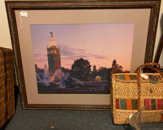 Plaza Fountain Scene Kansas City Mo
