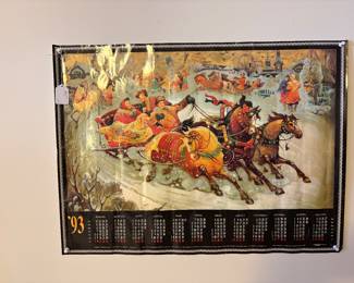 Russian Scene Calendar