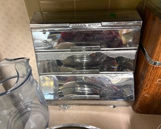 Remarkable chrome stackable kitchen paper storage