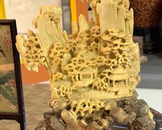 Asian Sculpture of Village