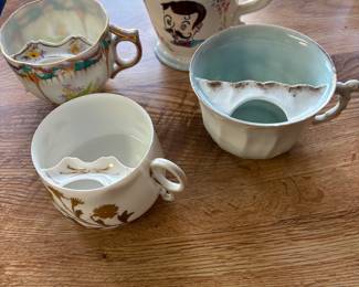 4 Mustache Mugs