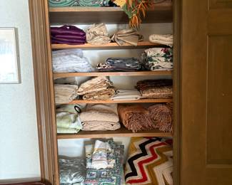 Linens - sheets, blankets, afghans, blankets