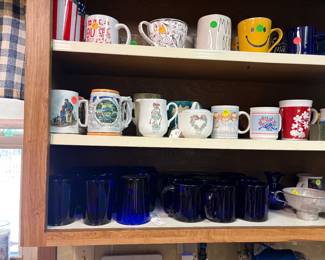 Very nice coffee mugs.  Beautiful cobalt blue coffee mugs
