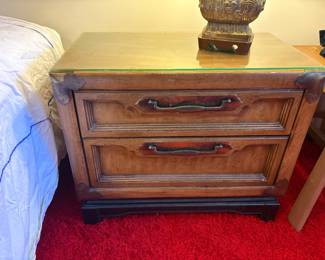 Basic Witz bedside table (2) - midcentury